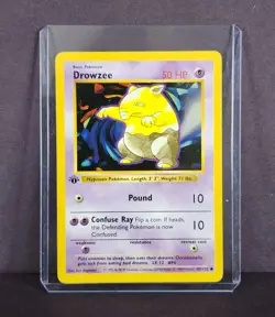 Pokemon TCG Drowzee 049/102 Base Set Shadowless 1st Edition LP - FAST SHIPPING - Image 1