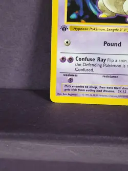 Pokemon TCG Drowzee 049/102 Base Set Shadowless 1st Edition LP - FAST SHIPPING - Image 3