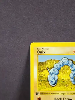 Pokemon TCG 1st Edition Shadowless Onix 1999 WOTC 56/102 - Fast Ship - Image 3