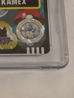 CGC 10 Blastoise Sealdass Prism #9 1998 Pokemon Kamex Gem Mint POP 7 - Image 5