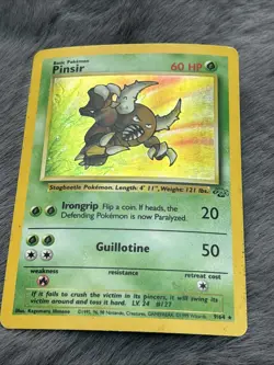 Pokemon TCG Pinsir Jungle 9/64 Holo Unlimited Holo Rare - Image 1
