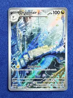 Pokemon Dragonair 181/165 Sv: Scarlet & Violet 151 Illustration Rare Full Art H… - Image 2
