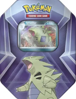 Tyranitar Triple Whammy Collectors Tin - Pokemon TCG - Factory Sealed - Image 1