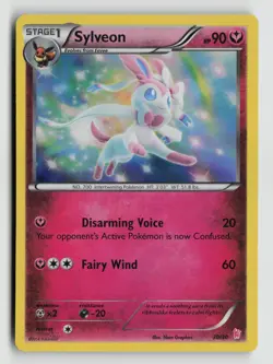 Pokemon - Sylveon (#30 - Holo) - 30/30 XY Trainer Kit: Sylveon & Noivern - NM - Image 1