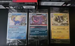 POKEMON GENGAR GAMESTOP PROMO LOT OF 4 MEGA BATTLE DECK GENGAR AURORUS LUXRAY - Image 2
