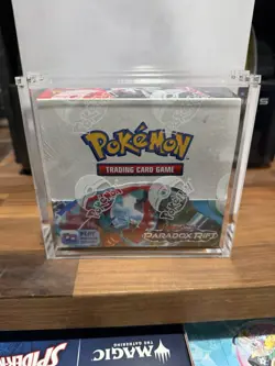 Pokemon TCG Scarlet & Violet Paradox Rift Booster Box 36 Packs - With Acrylic - Image 1