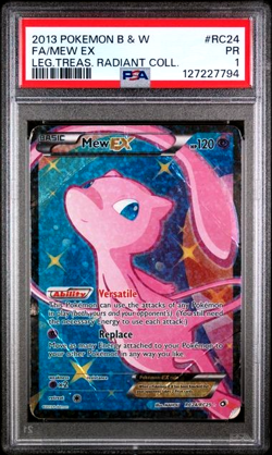 PSA 1 PR POKEMON Mew EX LEGENDARY TREASURES RADIANT COLLECTION RC24 Full Art - Image 1