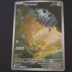 Pokemon Ferroseed Illustration Rare 148/086 Sv White Flare EN Basic Holo 2025 - Image 1