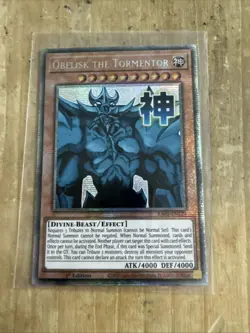 RA05-EN129 Obelisk the Tormentor Variant Art Starlight Rare 1st Ed YuGiOh - Image 1