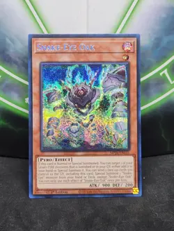 Yugioh Snake-Eye Oak MP24-EN111 Prismatic Secret Rare 1st Edition NM - Image 1
