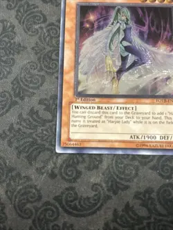 Yugioh Harpie Queen FOTB-EN020 Ultimate Rare (UTR) 1st Ed - Image 2
