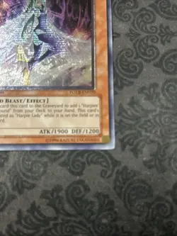 Yugioh Harpie Queen FOTB-EN020 Ultimate Rare (UTR) 1st Ed - Image 3