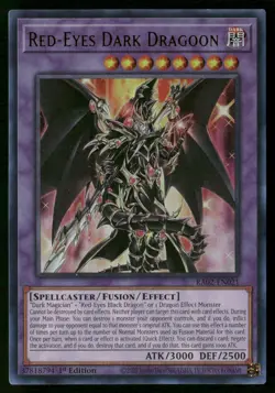 Red-Eyes Dark Dragoon (UR) RA02-EN021 Ultra Rare Yu-Gi-Oh Near Mint - Image 1