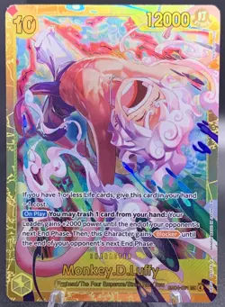 One Piece Monkey.D.Luffy EB04-061 SEC Adventure on Kami's Island English NM - Image 1