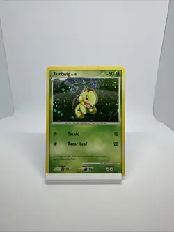 Turtwig DP01 Pokemon Card TCG Promo Diamond and Pearl Cosmos Holo - Image 2