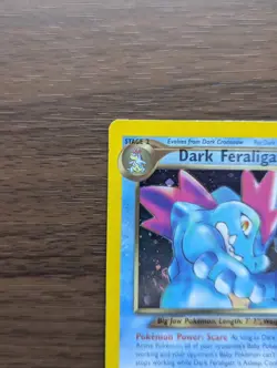 Pokemon TCG Dark Feraligatr Holo Rare Card 5/105 Neo Destiny 2002, WOTC - Image 2