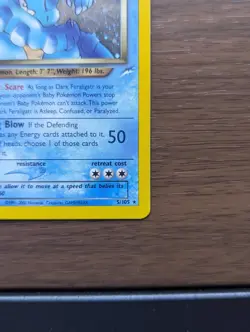 Pokemon TCG Dark Feraligatr Holo Rare Card 5/105 Neo Destiny 2002, WOTC - Image 5