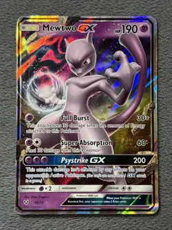 Mewtwo GX 39/74 Pokemon Card Shining Legends - Image 1