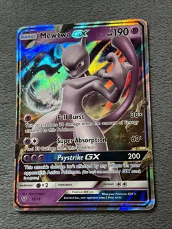 Mewtwo GX 39/74 Pokemon Card Shining Legends - Image 2
