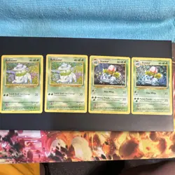 Pokemon TCG Bulbasaur & Ivysaur CLV Holo Basic Stage 1 English 4 Card Lot 2023 - Image 1