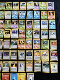 Pokemon Base Card Lot Fossil Jungle Unlimited 1999 Mix Set (170) Card Collection - Image 1