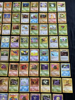 Pokemon Base Card Lot Fossil Jungle Unlimited 1999 Mix Set (170) Card Collection - Image 5