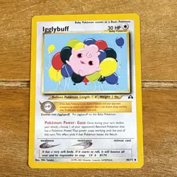Pokemon TCG Igglybuff Neo Discovery Uncommon Non-Holo Card 40/75 - Image 1
