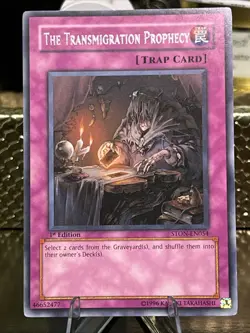 The Transmigration Prophecy STON-EN054 Ultimate Rare 1st Ed LP YUGIOH - Image 1
