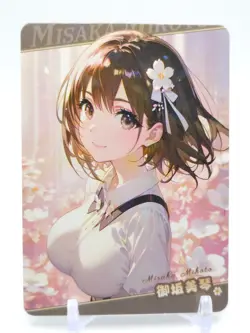 Secretly Fascinated - Anime Waifu GP Double-Sided Trading Card - Image 2