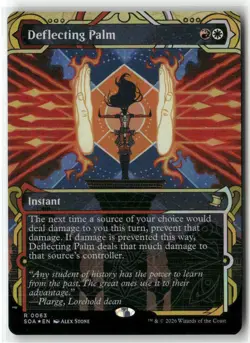 Deflecting Palm Secrets of Strixhaven MTG NM MAGIC FOIL - Image 1