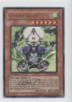 Storm Caller 1st Ed. YuGiOh Crossroads of Chaos #CSOC-EN022 2008 - Image 1