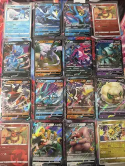 Pokemon 16 Card Lot nm V Max Mega SR Amazing Ex HOLO Rare Hits Only B2 - Image 1