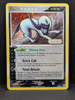 Absol 15/92 Legend Maker Reverse Holo Rare Pokemon TCG Nintendo LP - Image 1
