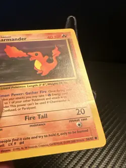 Pokemon Charmander 1st Edition Card 50/82 Team Rocket - Image 2