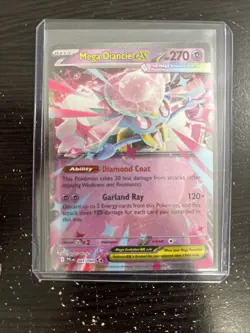 Mega Diancie ex 041/094 - 2025 Phantasmal Flames Double Rare - Pokemon Card (NM) - Image 1