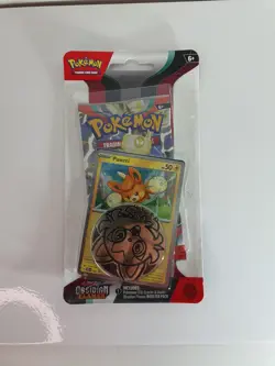 Pokemon Obsidian Flames Premium Blister - Sealed - Pawmi Promo & Coin - Image 2