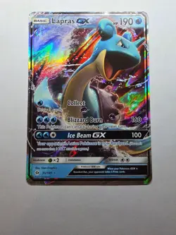 Lapras GX 35/149 Pokemon TCG SM Base Set LP - Image 1