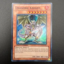 YuGiOh Dragonic Knight CT07-EN017 Super Rare Limited Edition NM - Image 1