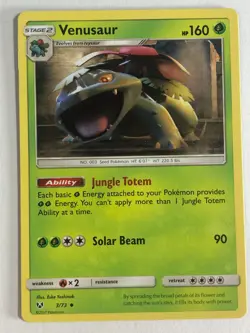 Pokemon TCG Shining Legends Venusaur 3/73 Near Mint - Image 1