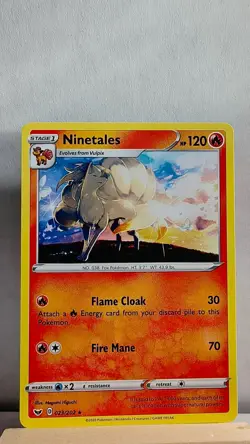 Ninetales [LP] - Pokemon TCG Sword & Shield Base 023/202 [Rare] - Image 1