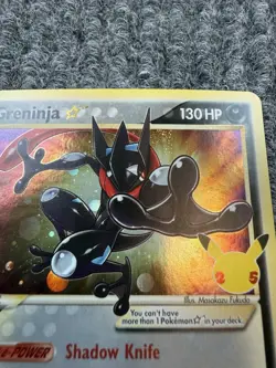 Pokemon Greninja Gold Star Promo Holo SWSH144 Celebrations Sealed SWIRL NM - Image 2