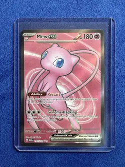 Pokemon Mew ex 193/165 Sv: Scarlet & Violet 151 Ultra Rare Full Art Holo EN - Image 1
