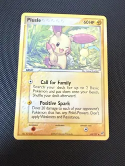 Plusle 44/107 Uncommon Deoxys Pokemon Near Mint - Image 1
