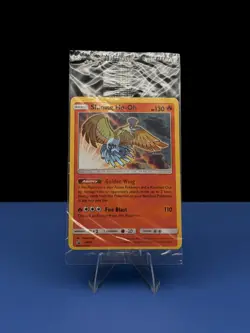 Sealed Shining Ho-Oh SM70 NM Shiny Art Black Star Sun Moon Pokemon Promo - Image 1