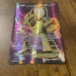 2016 Pokemon XY Fates Collide Alakazam EX - Full Art #117/124 Holo - Image 3