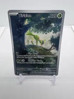 Pokemon TCG Virizion #95/86 Illustration Rare White Flare Holo NM - Image 1