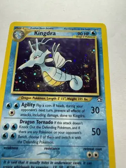 Pokemon Neo Genesis Unlimited Kingdra LP With Swirl - Image 2