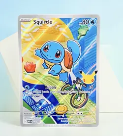 Pokemon Squirtle 039 Promo First Partner Illustration Collection: Series 1! 🔥 - Image 1