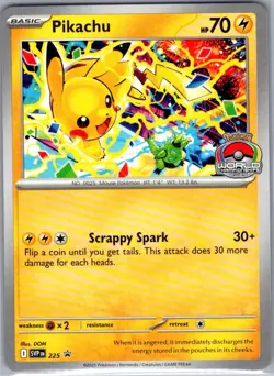 Pikachu - (World Championship 2025) SVP 225 Scarlet Violet Promo - Pokemon - NM - Image 1