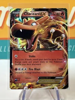 Charizard EX #11 Ultra Rare Pokemon TCG 2014 XY Flashfire DMG - Image 3